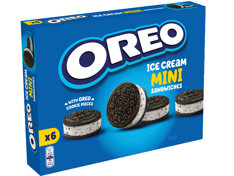Glassmackor med kakbitar, 6-pack.