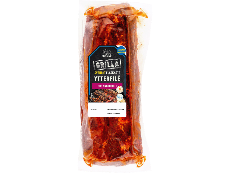 Fläskytterfilé BBQ Anchochili