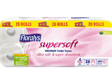 FLORALYS Toalettpapper 20-pack