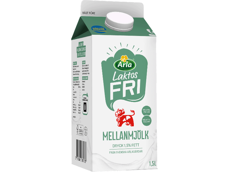 Mellanmjölk laktosfri