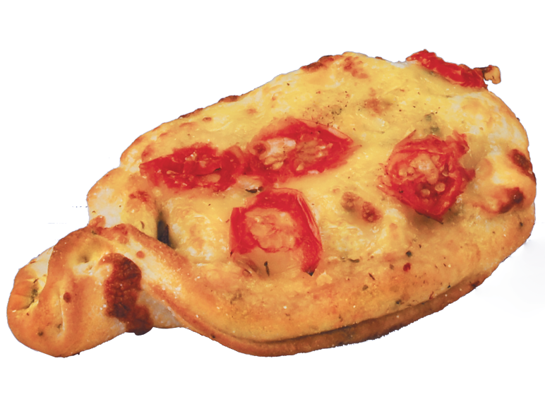 Focaccia med körsbärstomater och ost