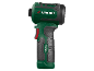 Grön och svart sladdlös värmepistol med röd avtryckare.