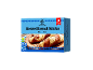 Låda med åtta Brezel-brödpinnar, redo att bakas, med texten 'Taste of Germanland'.