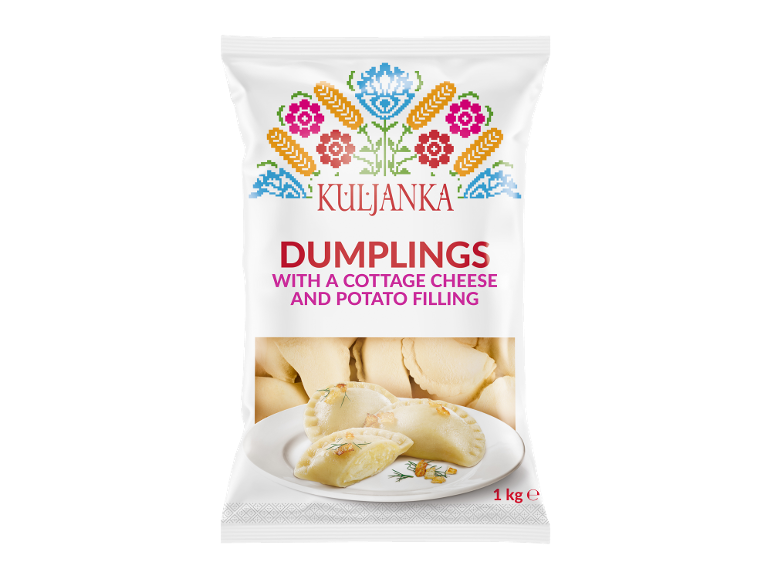 Kuljanka dumplings med färskost- och potatisfyllning, 1 kg