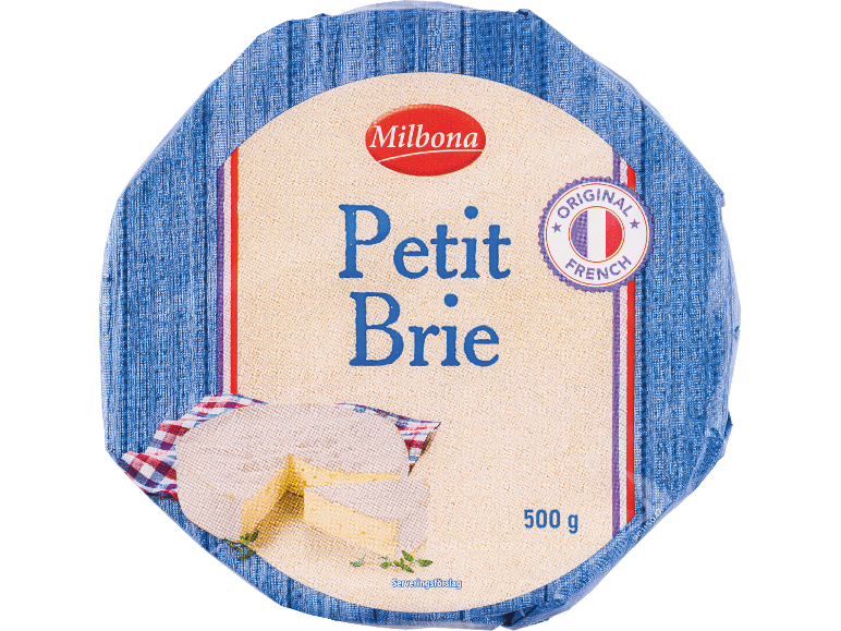 Milbona Petit Brie fransk ost, 500 g.