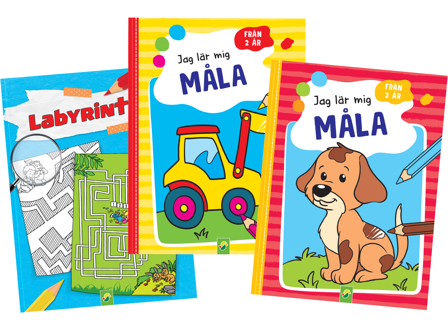 Måla efter nummer-böcker