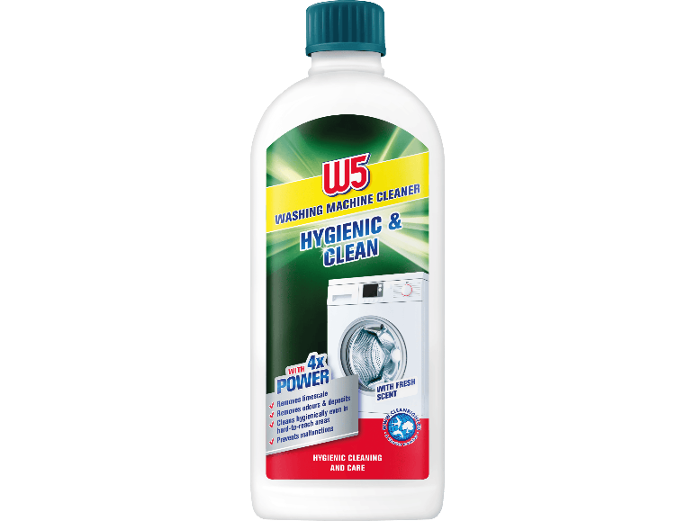 W5 Tvättmaskinsrengöring Hygienic & Clean, 250 ml
