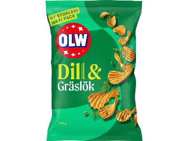 Chips Dill & Gräslök Maxipack