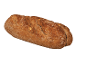 Rustikt valnötsbröd med krispig skorpa och mjölbeströdd.
