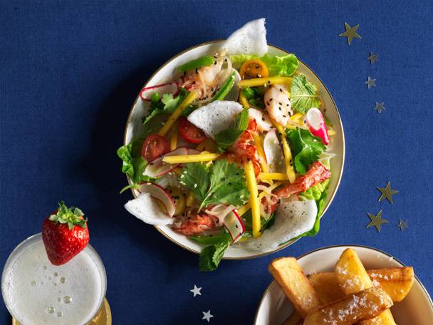 Asiatisk hummersallad