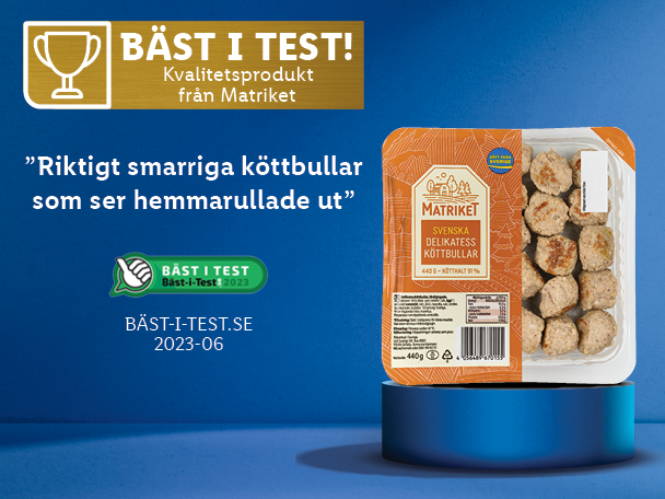 Matriket Delikatessköttbullar