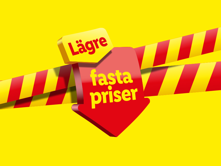 Lägre fasta priser på ännu fler produkter!