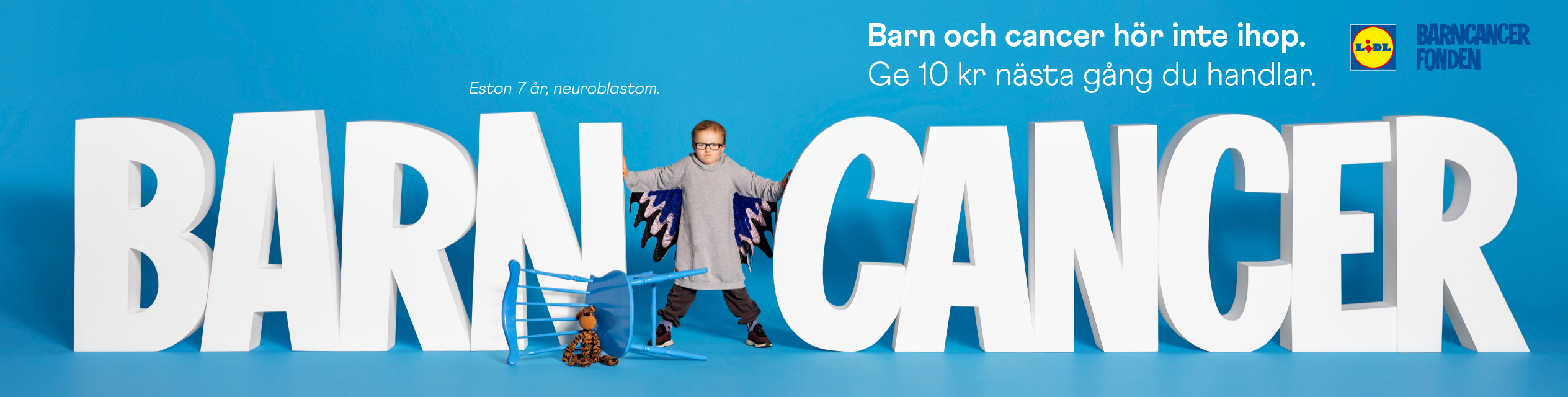 Ge 10 kronor när du handlar