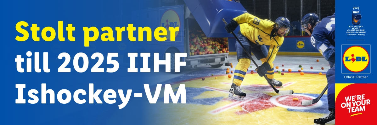 Lidl sponsrar IIHF ishockey-VM 2025.