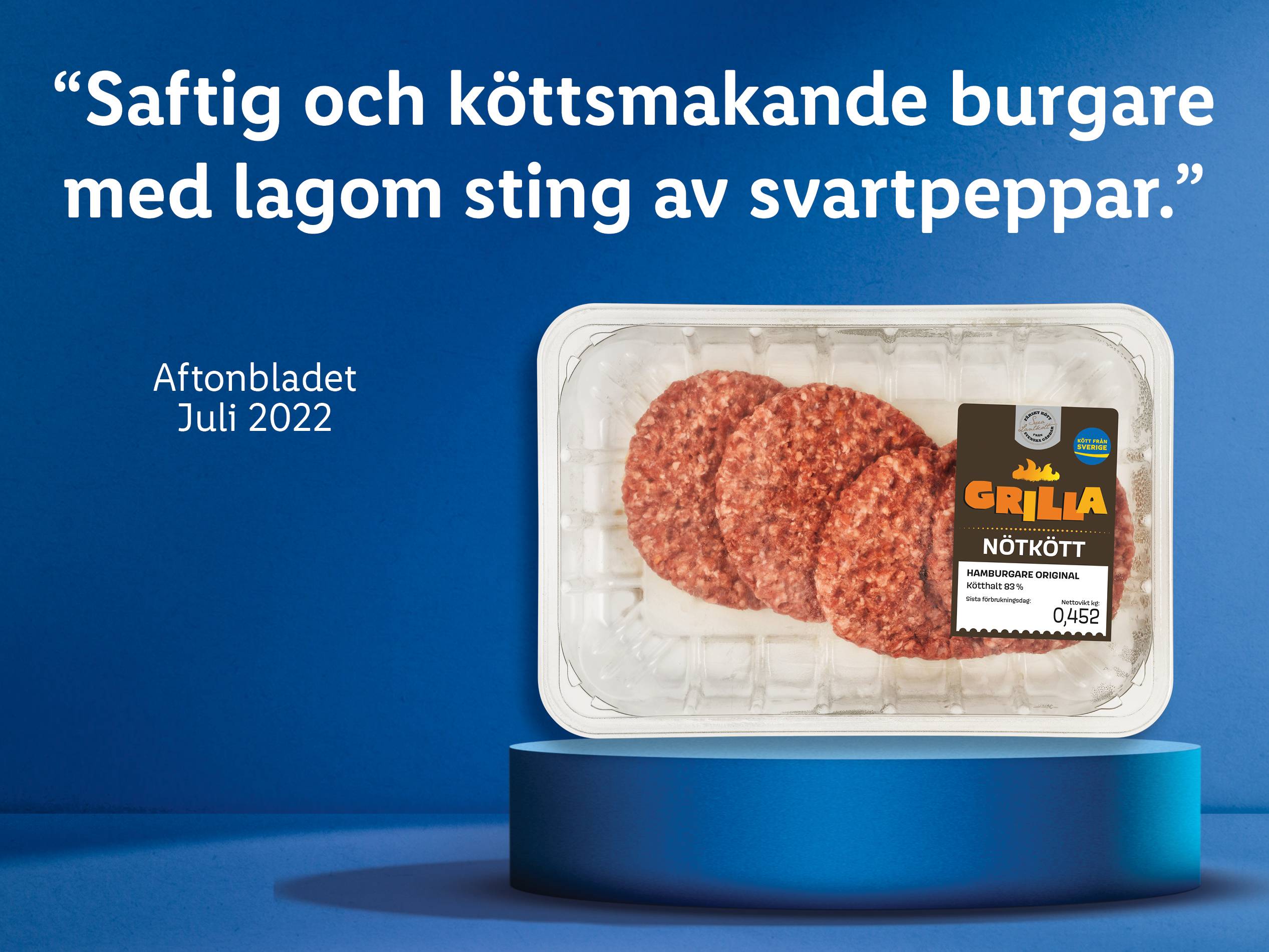 Svea Lantkött Hamburgare original