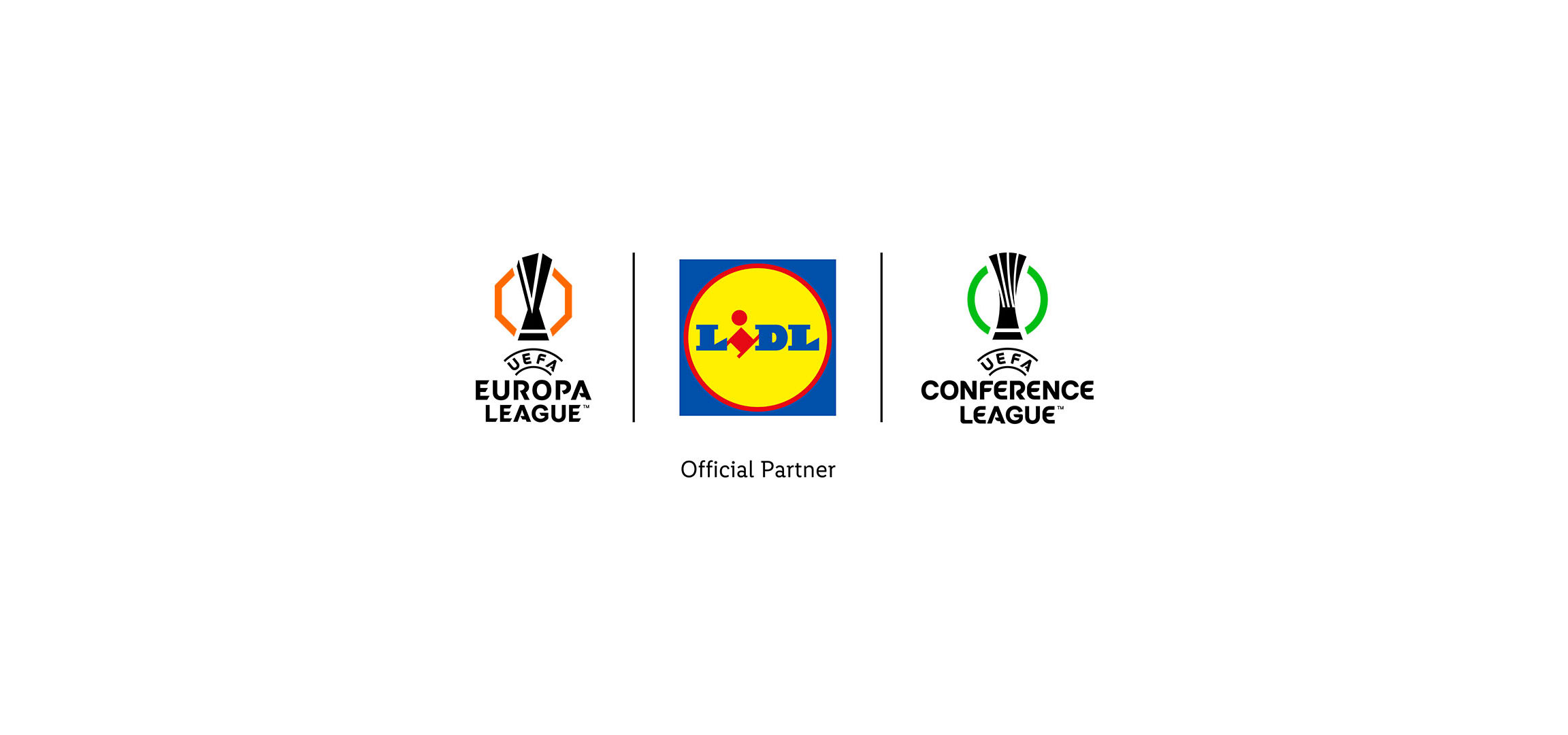 Lidl, officiell partner till UEFA Europa League och Conference League.