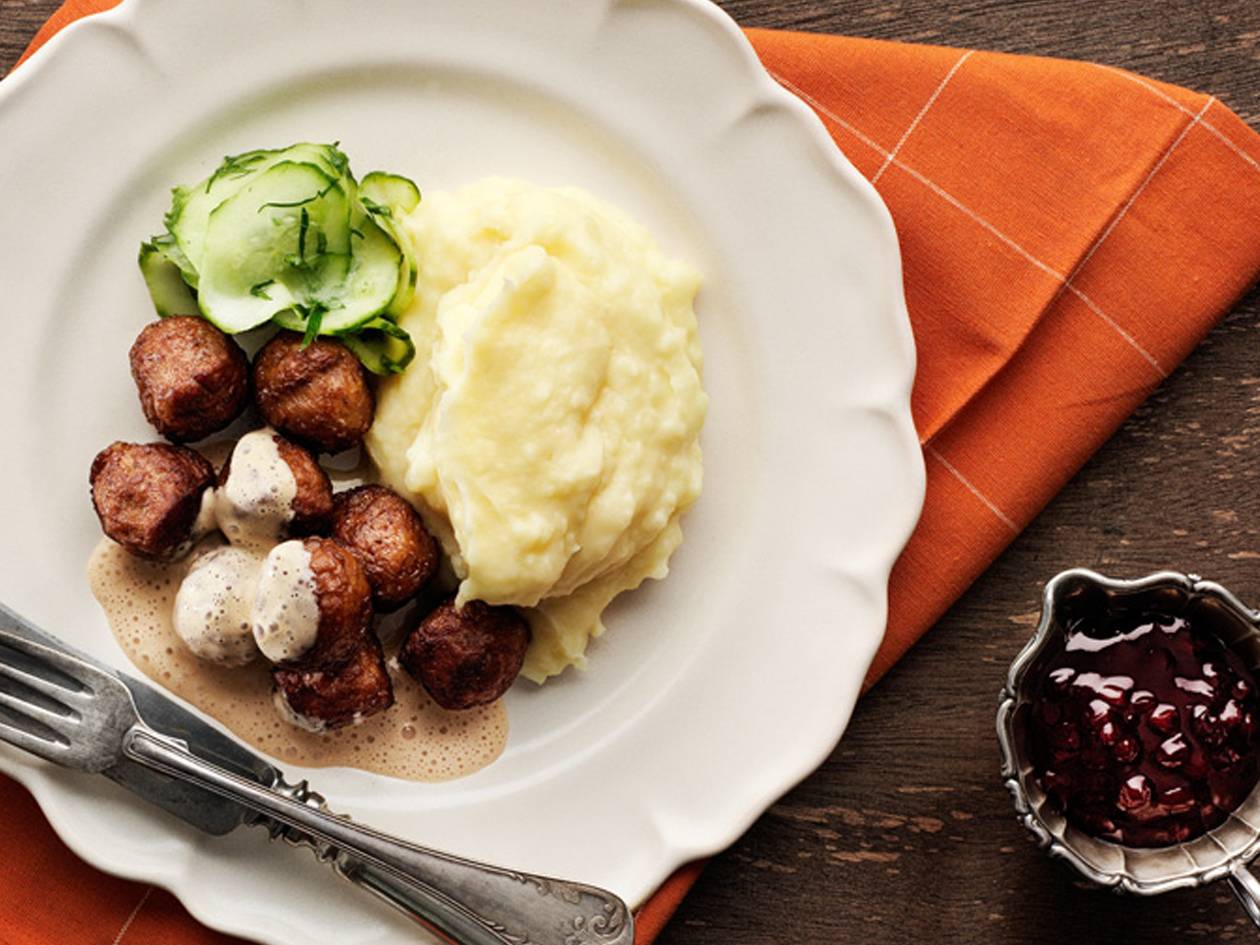 Köttbullar med potatismos